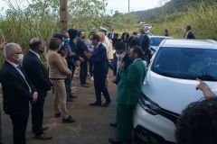 La biodiversite de La Reunion au programme de Sebastien Lecornu et Berangere Abba. The biodiversity of La Reunion on the program of Sebastien Lecornu and Berangere Abba