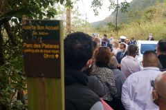 La biodiversite de La Reunion au programme de Sebastien Lecornu et Berangere Abba. The biodiversity of La Reunion on the program of Sebastien Lecornu and Berangere Abba