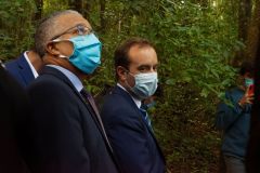 La biodiversite de La Reunion au programme de Sebastien Lecornu et Berangere Abba. The biodiversity of La Reunion on the program of Sebastien Lecornu and Berangere Abba