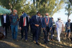 La biodiversite de La Reunion au programme de Sebastien Lecornu et Berangere Abba. The biodiversity of La Reunion on the program of Sebastien Lecornu and Berangere Abba