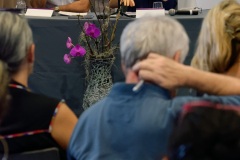 Conference de presse de Marine Le Pen a La Reunion