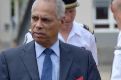 Inauguration of new buildings of RSMA's Staff (Régiment du Service Militaire Adapté de la Réunion - Reunion's Adapted Military Service Regiment) of Saint-Pierre, with Mr. Victorin Lurel, french Minister of ultramarine.