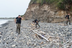 Vol MH370 : patrouilles a pied de gendarmerie pour les recherche de debris | 08-2015