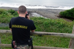 Vol MH370 : patrouilles a pied de gendarmerie pour les recherche de debris | 08-2015