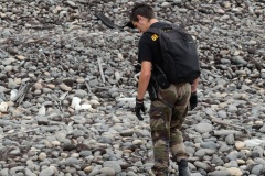 Vol MH370 : patrouilles a pied de gendarmerie pour les recherche de debris | 08-2015