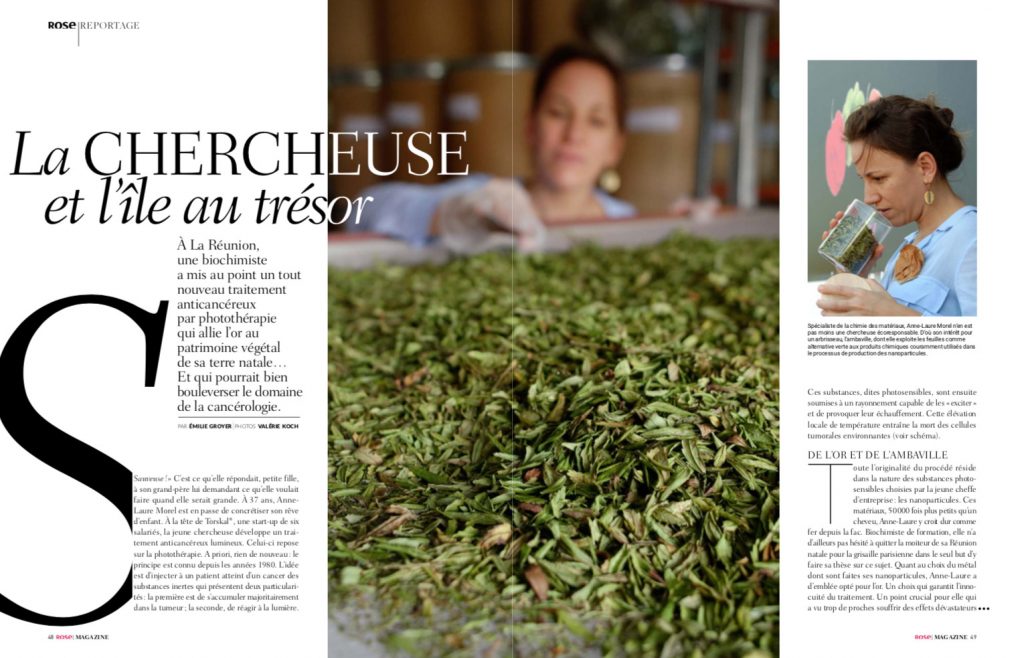 Anne-Laure Morel, Rose Magazine printemps/été 2020 © Valérie Koch - Reproduction interdite / Tous droits réservés