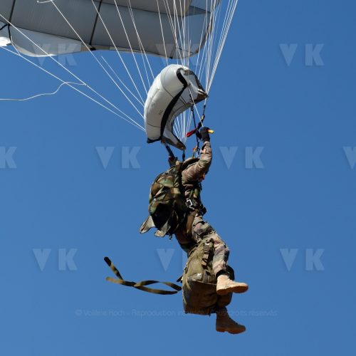 Demonstration des militaires parachutistes 2e RPIMa © Valérie Koch - Reproduction interdite / Tous droits réservés