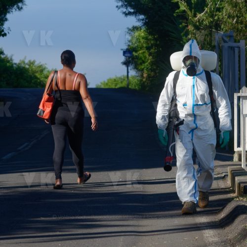 Les FORMISC engages dans la lutte contre la dengue a La Reunion © Valérie Koch - Reproduction interdite / Tous droits réservés