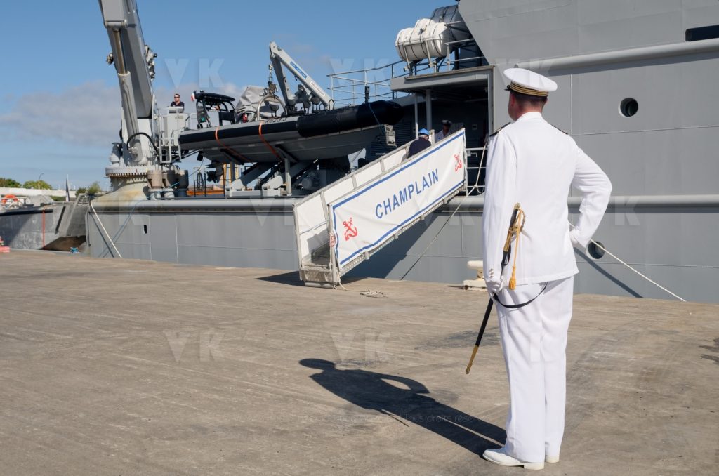 Arrivee du B2M Champlain a la Reunion juin 2017 © Valérie Koch - Reproduction interdite / Tous droits réservés