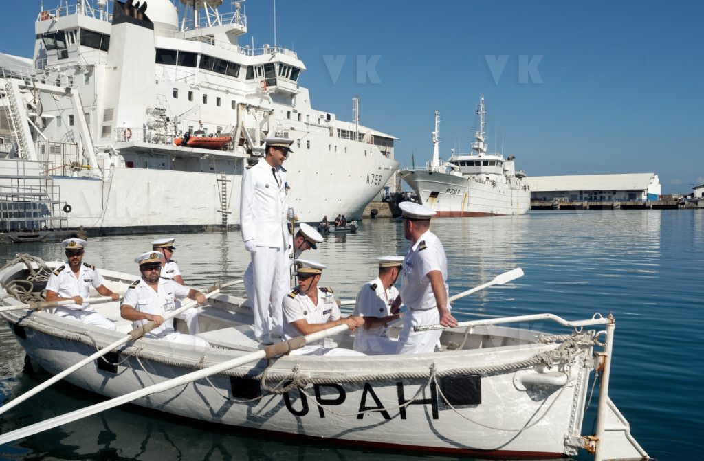 Passation de commandement a la Base Navale de La Reunion © Valérie Koch - Reproduction interdite / Tous droits réservés