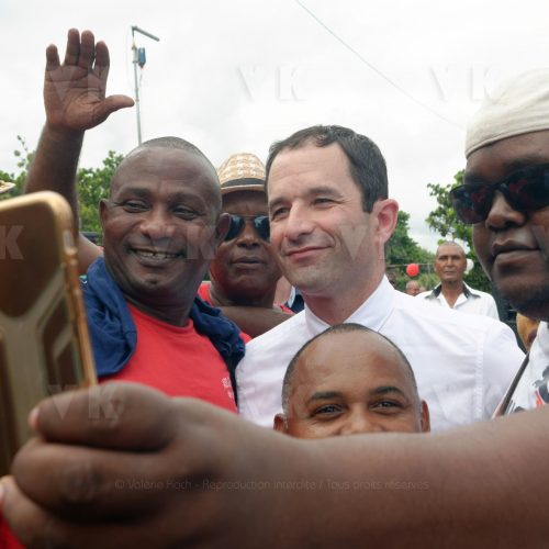 Benoit Hamon a La Reunion © Valérie Koch - Reproduction interdite / Tous droits réservés