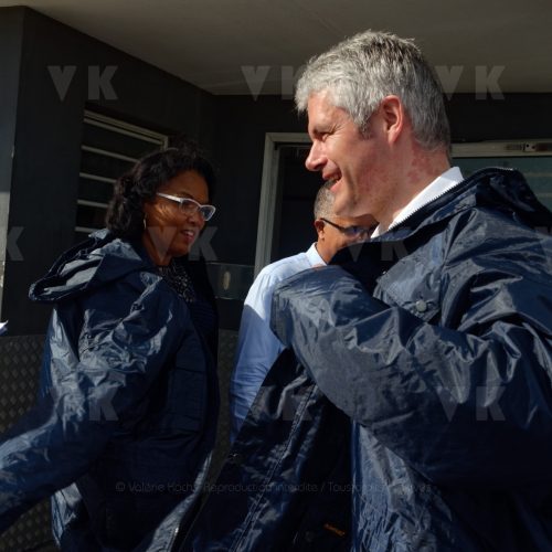 Laurent Wauquiez en deplacement a La Reunion © Valérie Koch - Reproduction interdite / Tous droits réservés