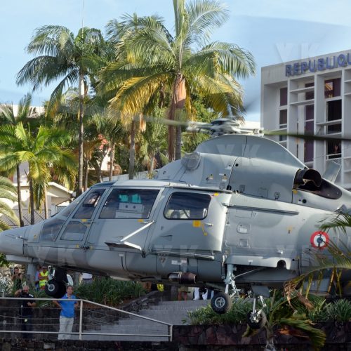 Helicoptere militaire aeronale en demonstration © Valérie Koch - Reproduction interdite / Tous droits réservés