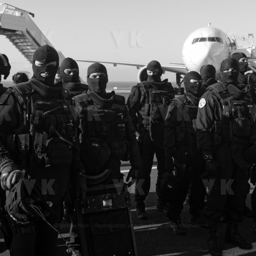 Exercice PIRATAIR avec les specialistes du GPI (future antenne GIGN) © Valérie Koch - Reproduction interdite / Tous droits réservés