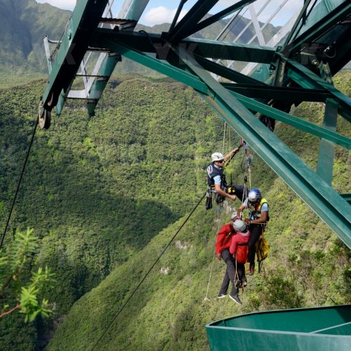 Exercice TAKAMAKA avec le PGHM © Valérie Koch - Reproduction interdite / Tous droits réservés