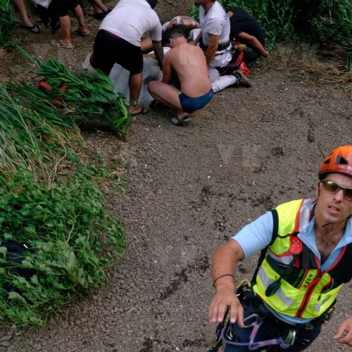 Secours en bassin avec le PGHM © Valérie Koch - Reproduction interdite / Tous droits réservés