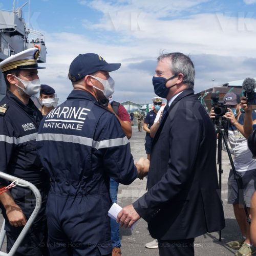 Arrivee Kevin Escoffier a La Reunion - Arrival Kevin Escoffier in La Reunion © Valérie Koch - Reproduction interdite / Tous droits réservés